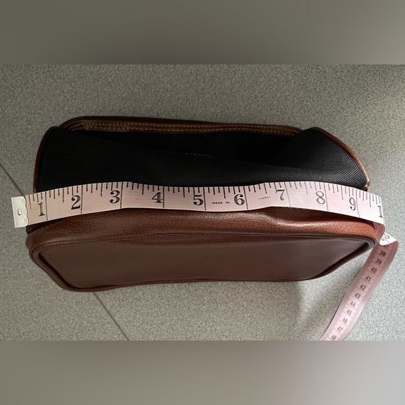 Ralph Lauren Black & Brown Canvas Cosmetic Bag - Picture 10 of 11